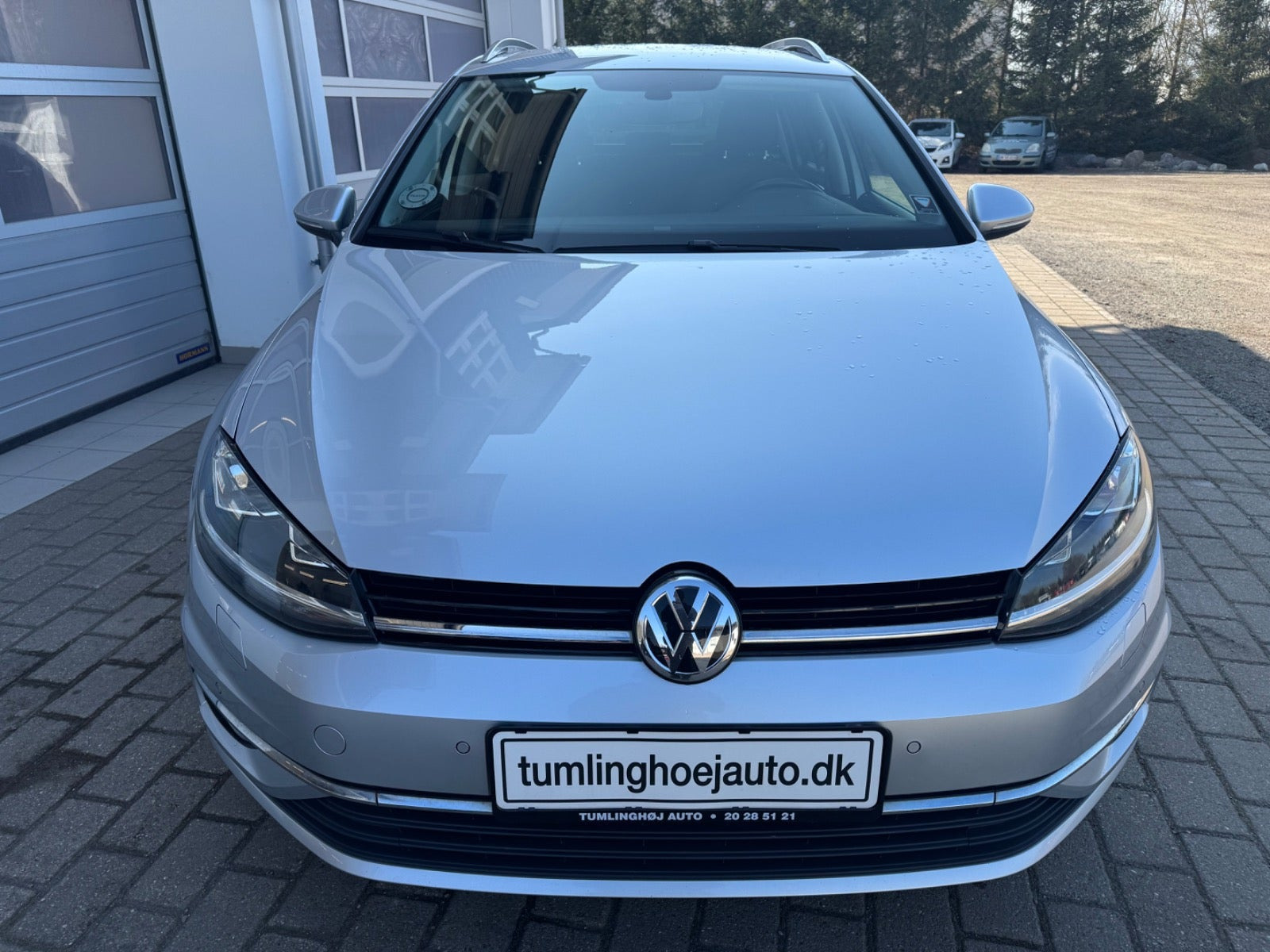 Sølv VW Golf VII fra 2018