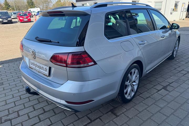 Sølv VW Golf VII fra 2018