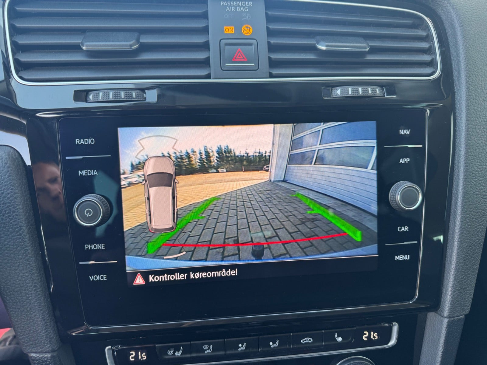 Sølv VW Golf VII fra 2018
