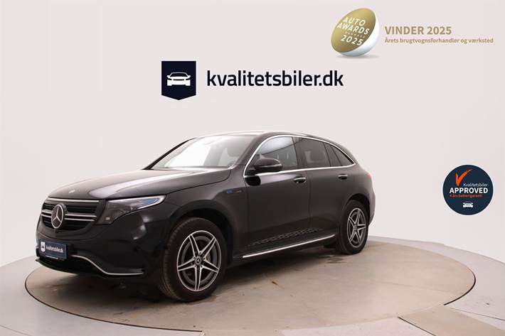 Sort Mercedes EQC 400 fra 2023