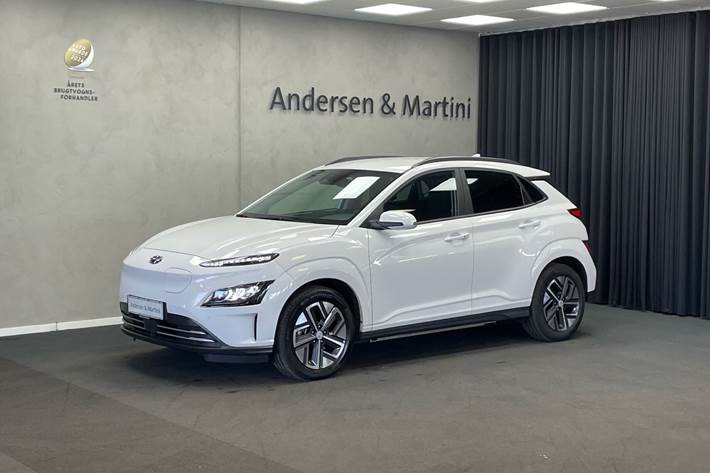 Hvid Hyundai Kona fra 2023
