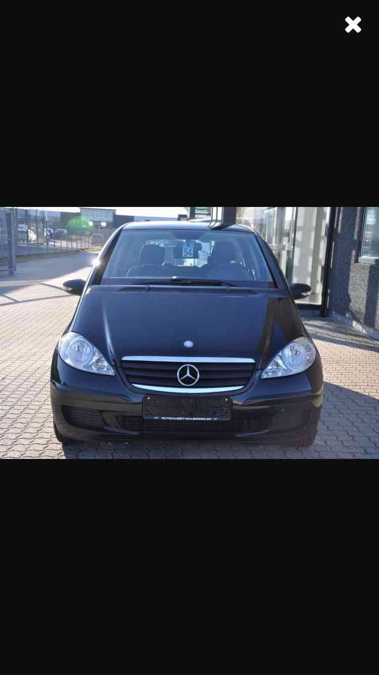 Sort Mercedes A160 fra 2007