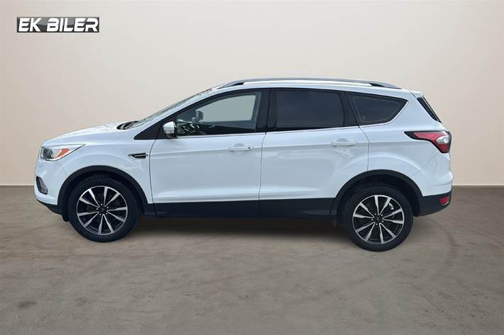 Hvid Ford Kuga fra 2017
