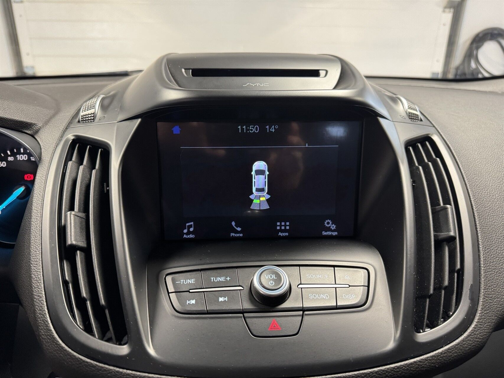 Hvid Ford Kuga fra 2017