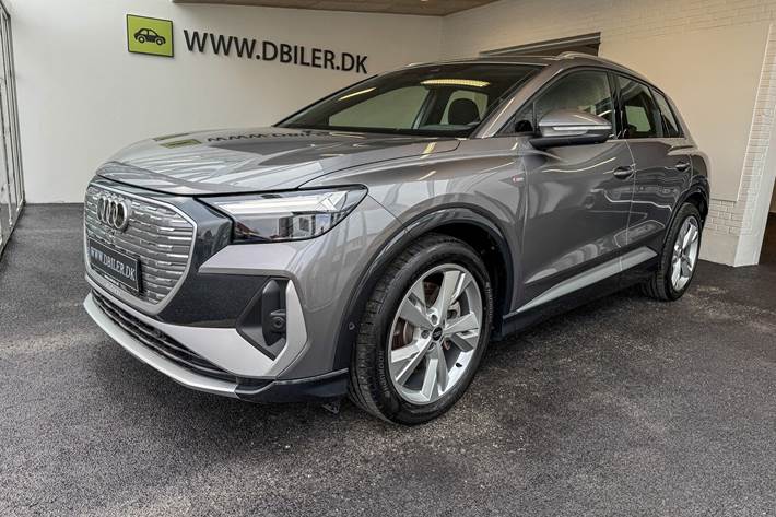 Grå Audi Q4 fra 2024