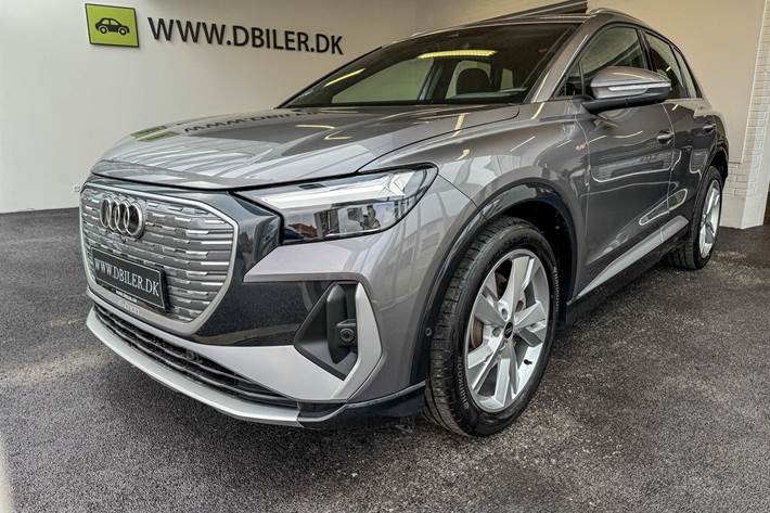 Grå Audi Q4 fra 2024