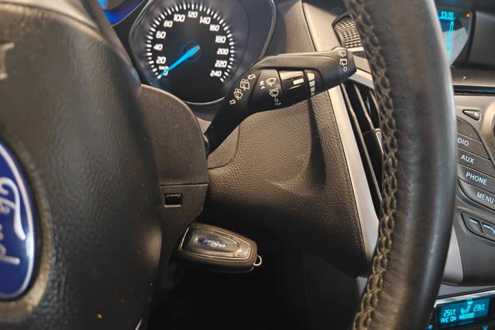 Gul Ford Focus fra 2014