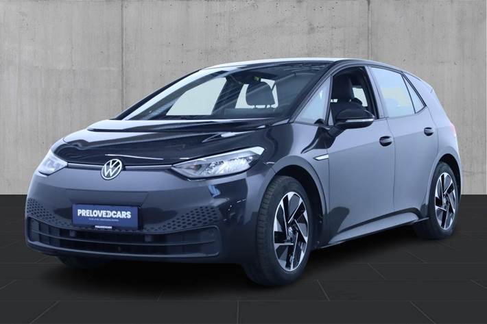 Grå VW ID.3 fra 2022 set udefra