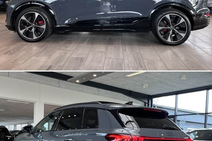 Grå Audi Q6 e-tron fra 2025