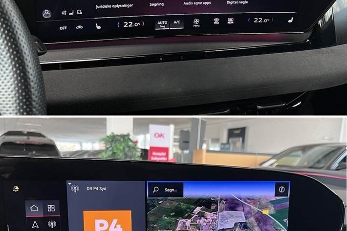 Grå Audi Q6 e-tron fra 2025
