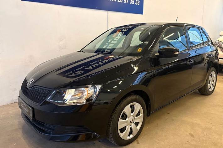 Sort Skoda Fabia fra 2018