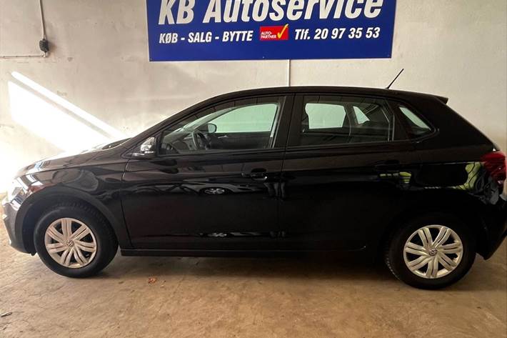 Sort VW Polo fra 2019