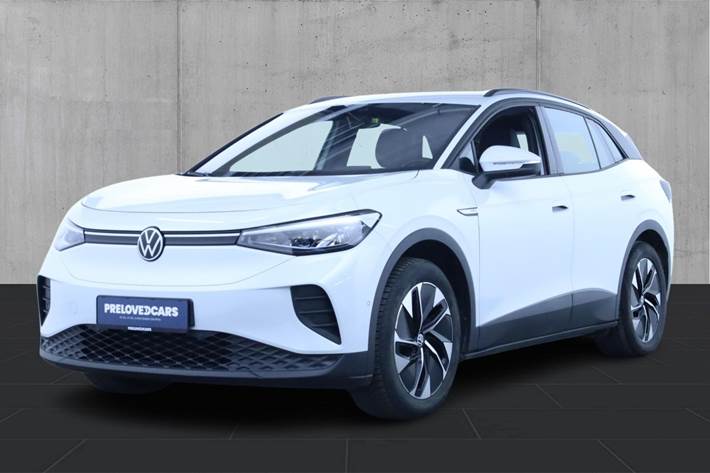 Hvid VW ID.4 fra 2023 set udefra