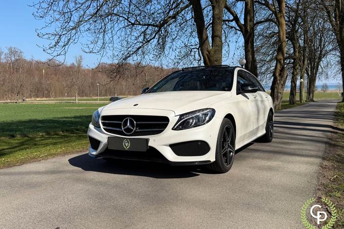 Hvid Mercedes C250 d fra 2017