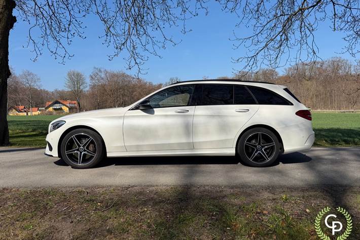 Hvid Mercedes C250 d fra 2017