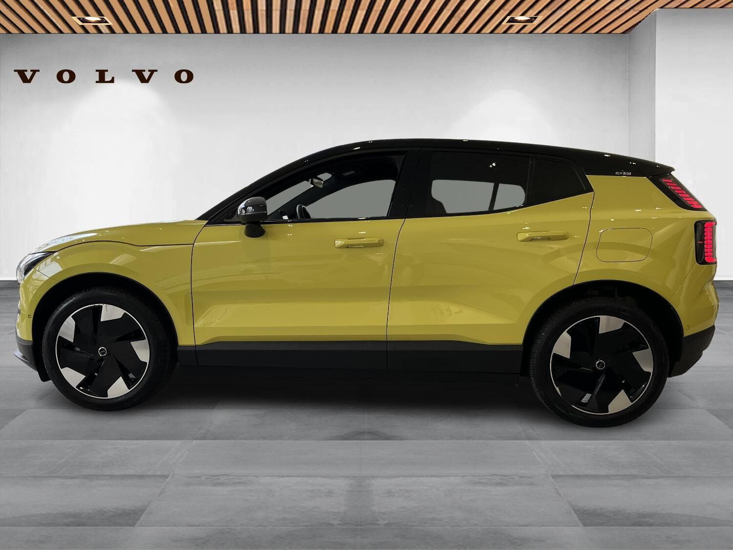 Gul Volvo EX30 fra 2024