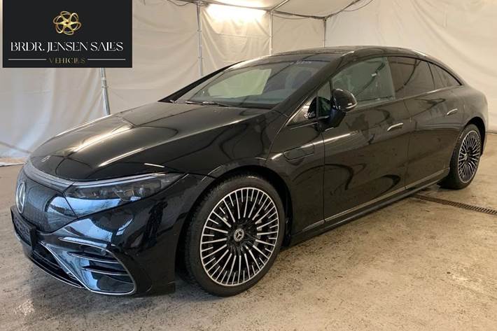 Sort Mercedes EQS 580 fra 2022