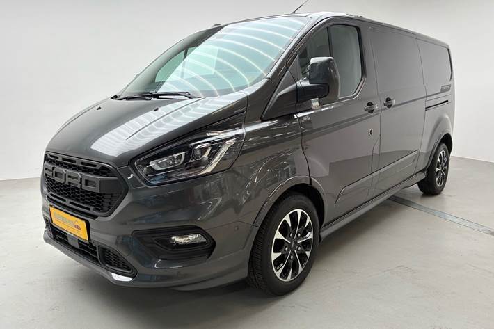Grå Ford Transit Custom fra 2021