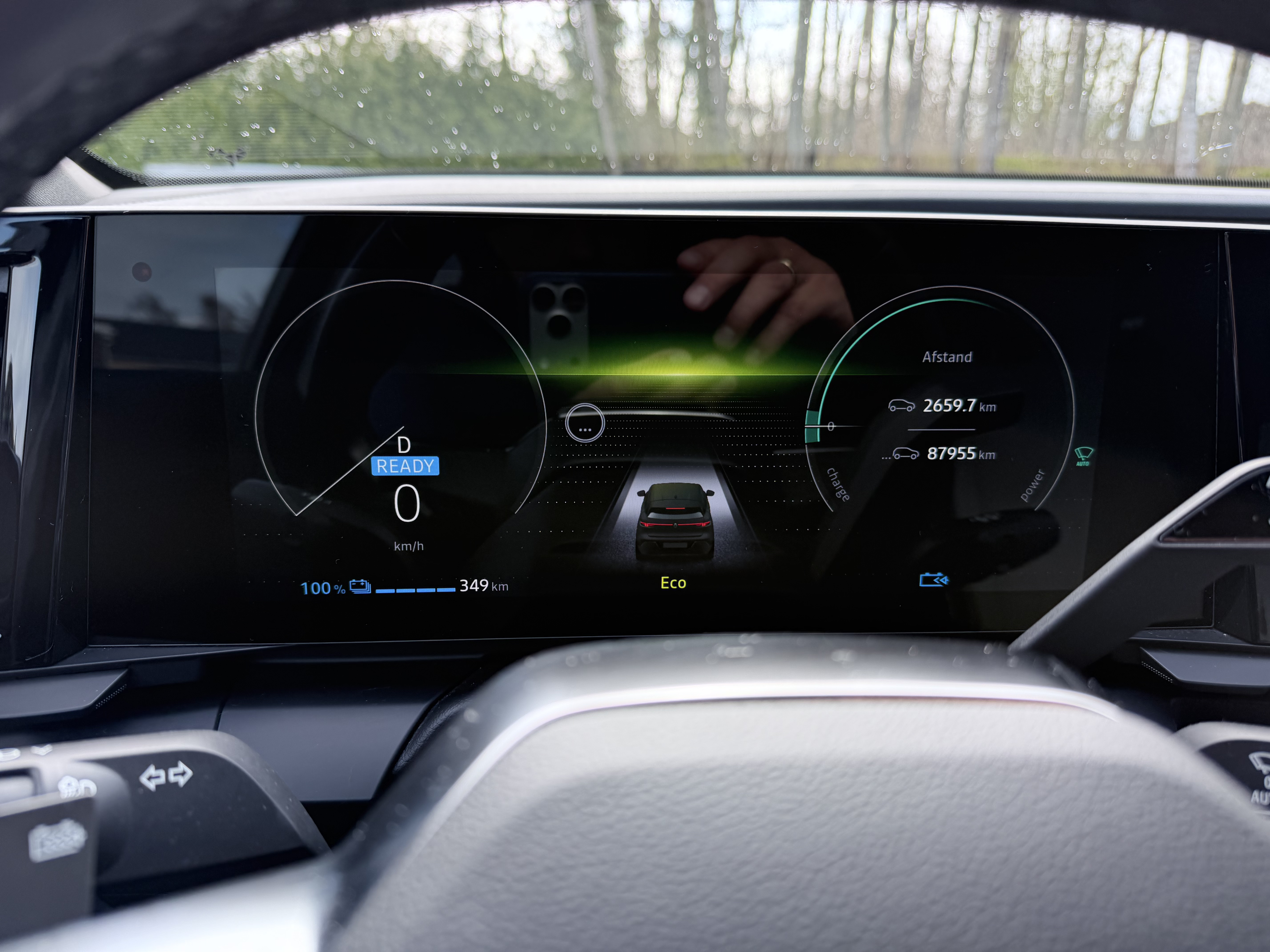 Blå Renault Mégane fra 2022