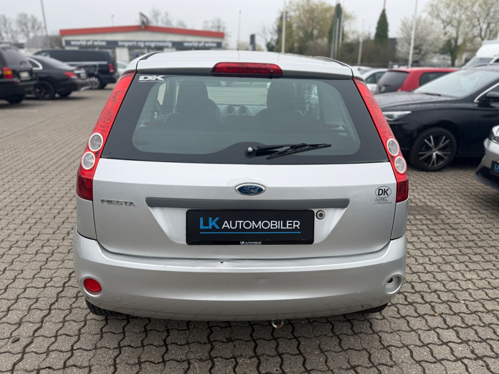 Grå Ford Fiesta fra 2007