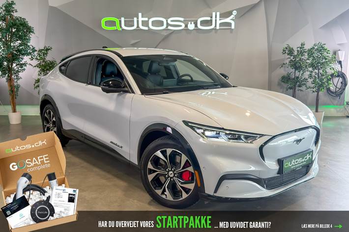 Hvid Ford Mustang Mach-E fra 2024