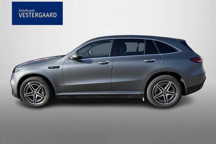 Grå Mercedes EQC400 fra 2022