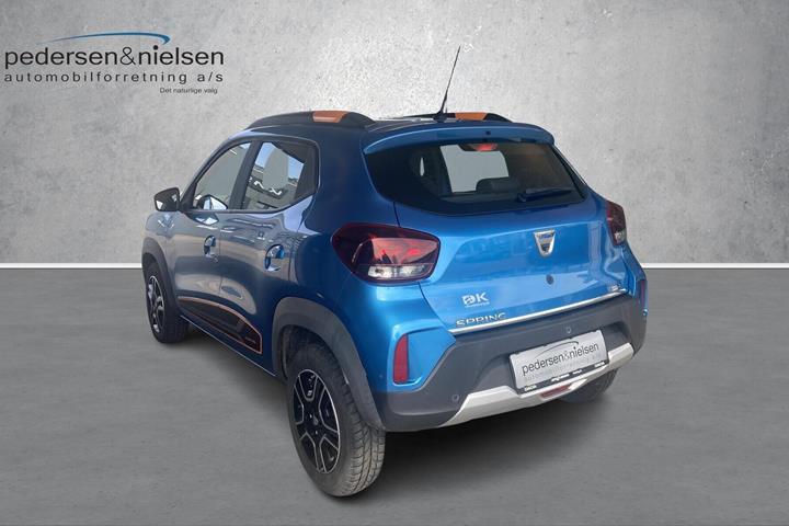 Blå Dacia Spring fra 2022