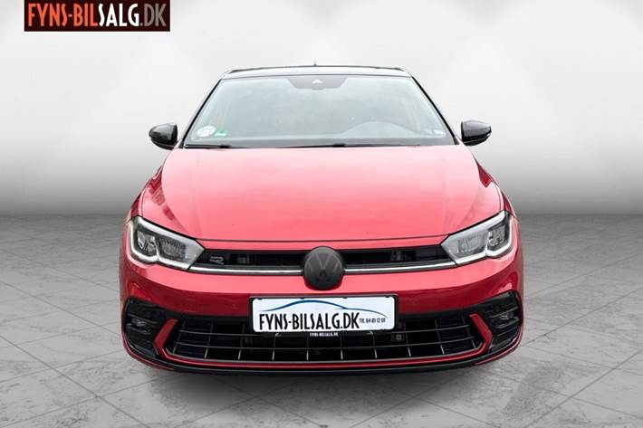 Rød VW Polo fra 2022