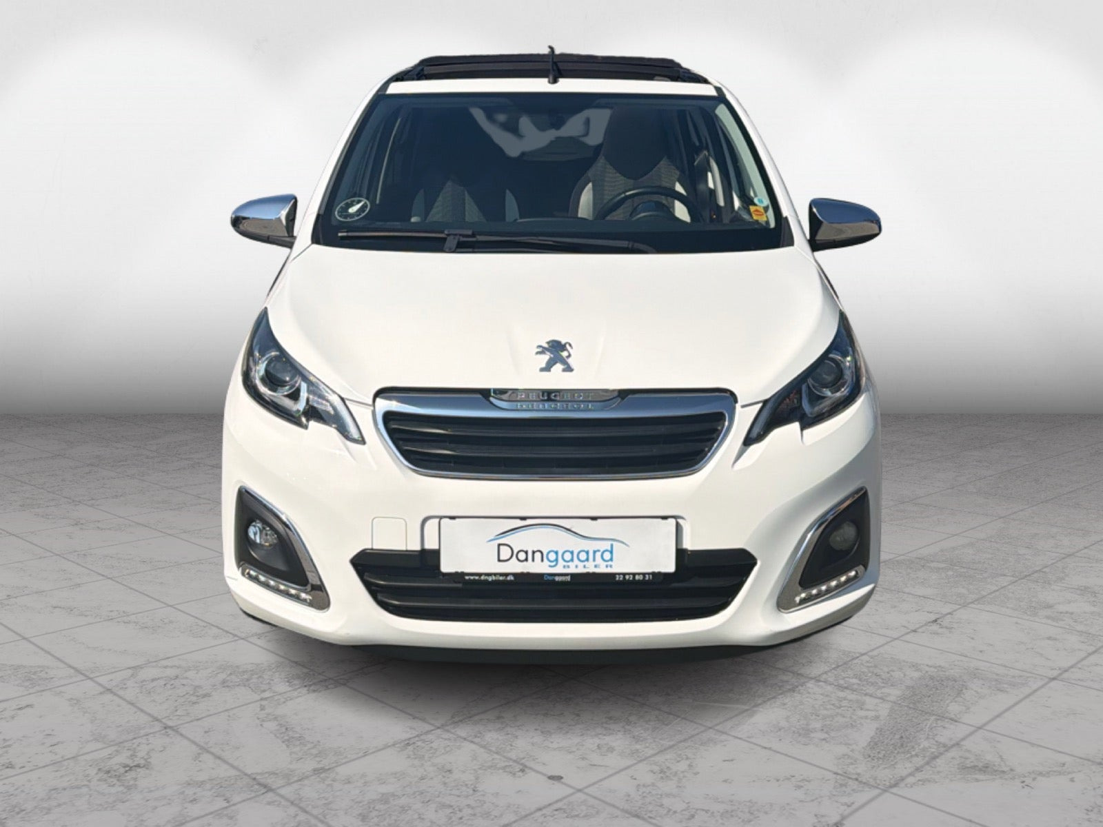 Hvid Peugeot 108 fra 2016