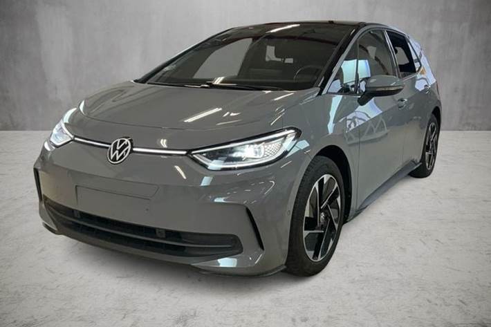 Grå VW ID.3 fra 2025 set udefra