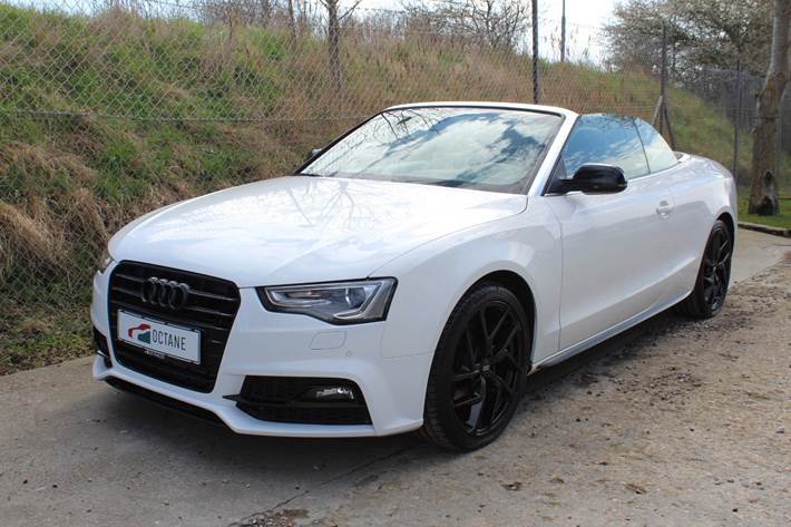 Hvid Audi A5 fra 2014