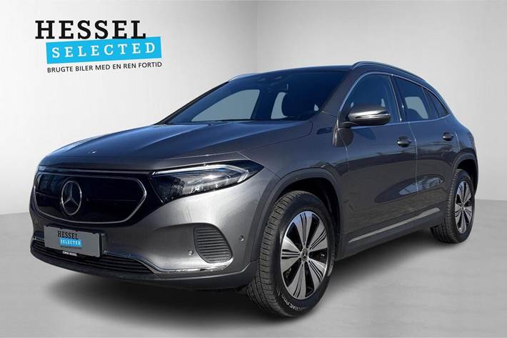 Grå Mercedes EQA250 fra 2021 set udefra