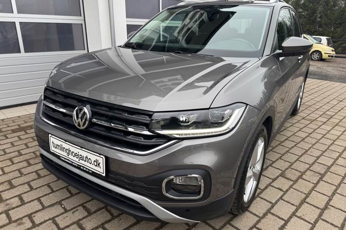 Grå VW T-Cross fra 2019