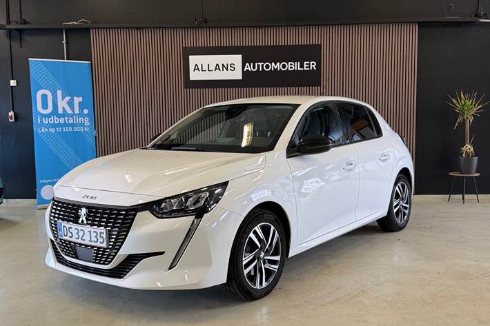 Hvid Peugeot 208 fra 2023