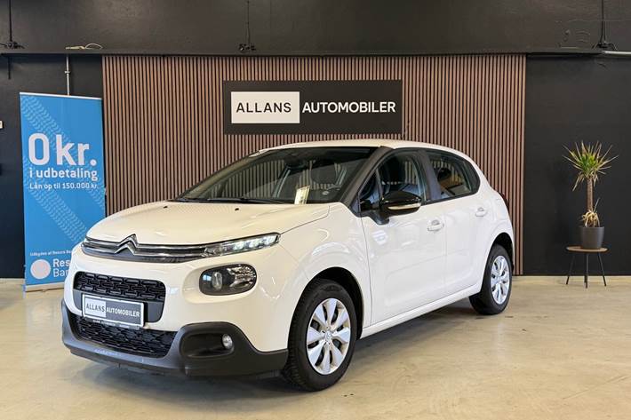 Hvid Citroën C3 fra 2018