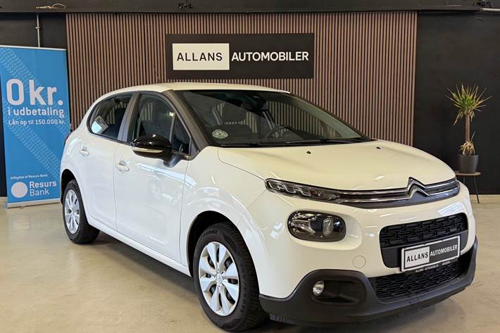 Hvid Citroën C3 fra 2018