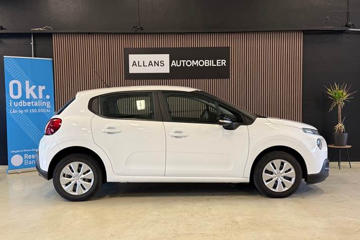 Hvid Citroën C3 fra 2018