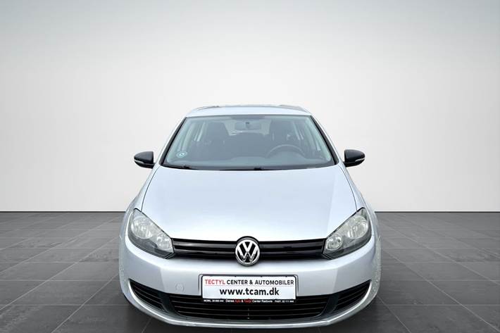 Sølv VW Golf VI fra 2009