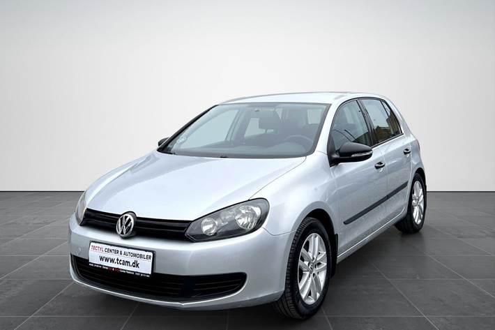 Sølv VW Golf VI fra 2009