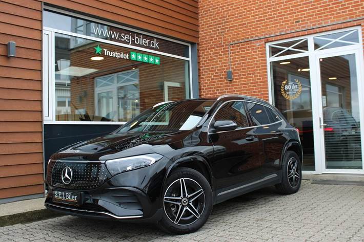 Sort Mercedes EQA350 fra 2024