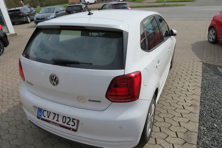 Hvid VW Polo fra 2017