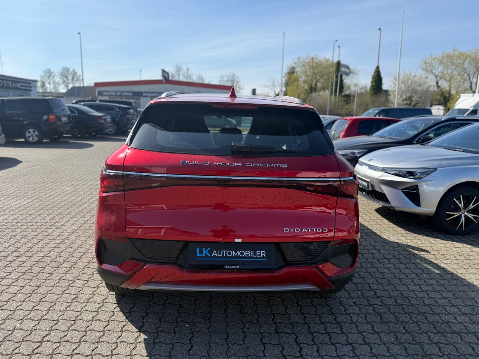 Rød BYD Atto 3 fra 2023