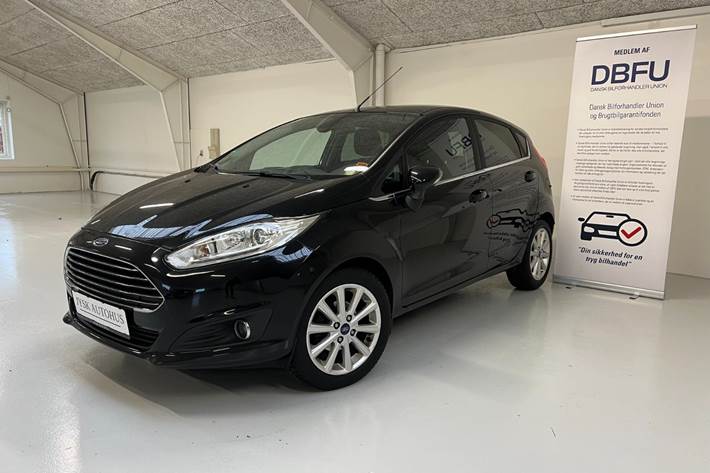 Sort Ford Fiesta fra 2016