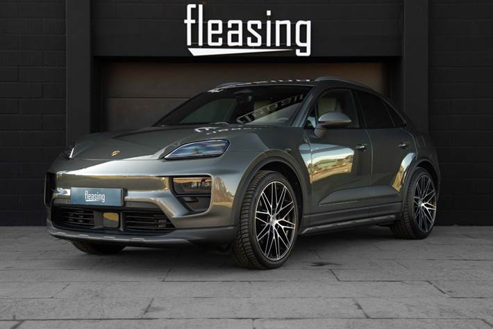 Grøn Porsche Macan fra 2025