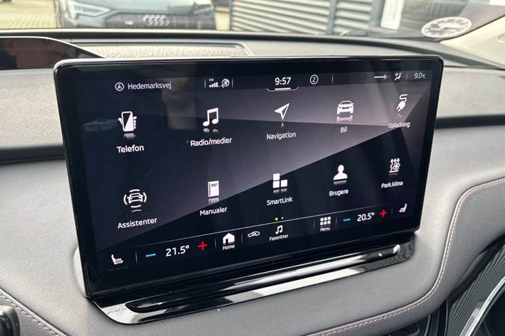 Sort Skoda Enyaq fra 2023