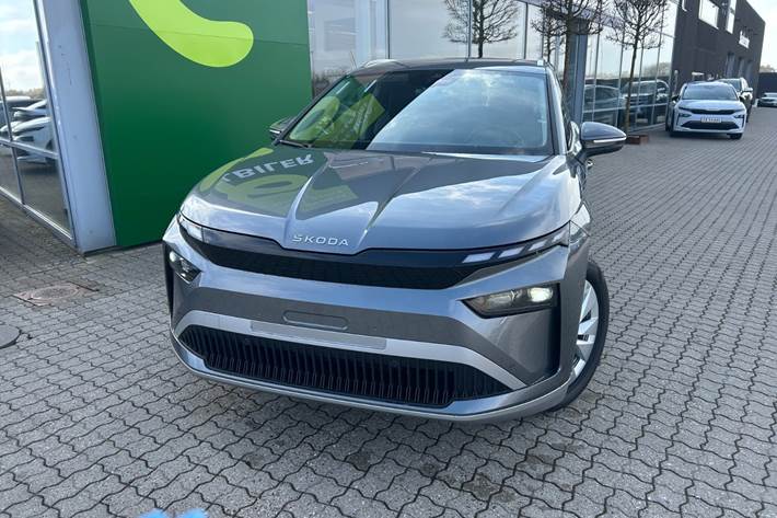Grå Skoda Enyaq fra 2026
