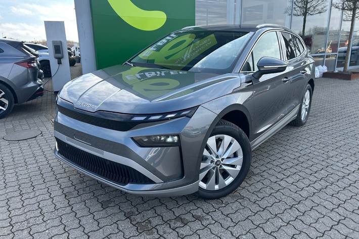 Grå Skoda Enyaq fra 2026