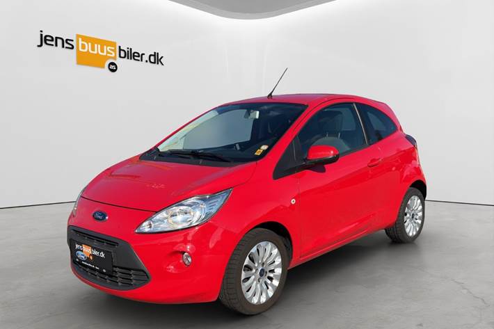 Rød Ford Ka fra 2015