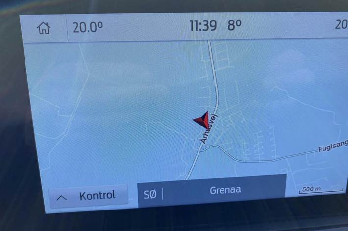 Blå Ford Kuga fra 2020