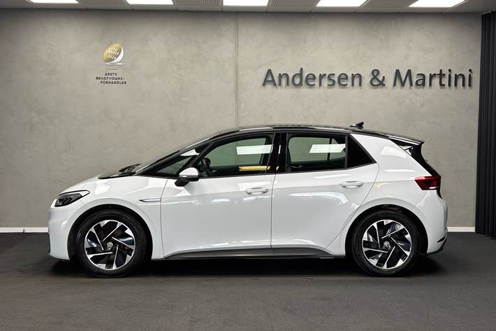 Hvid VW ID.3 fra 2021